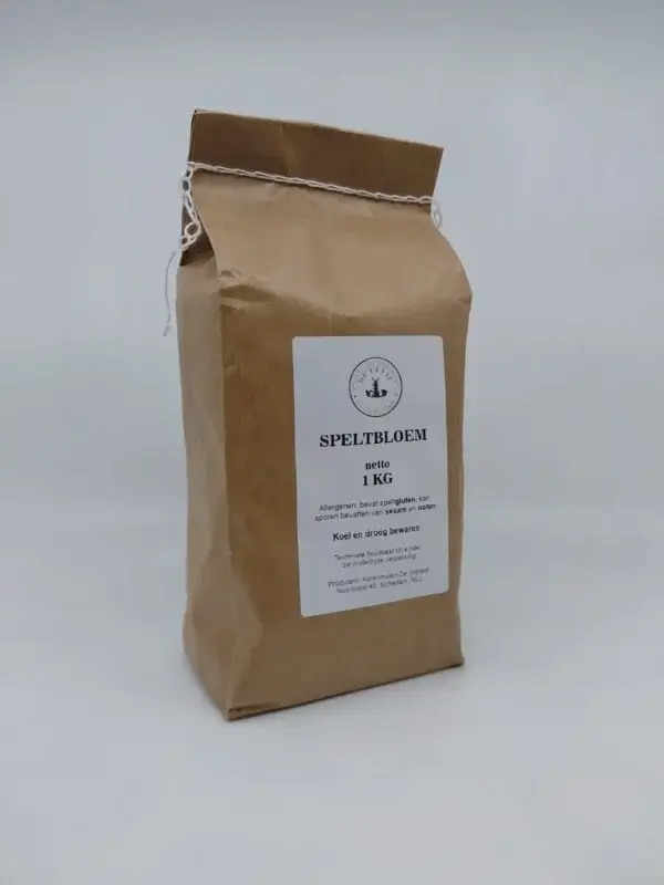 Speltbloem 1KG kopen – steengemalen & graan uit NL (14% eiwit) - Afbeelding 2