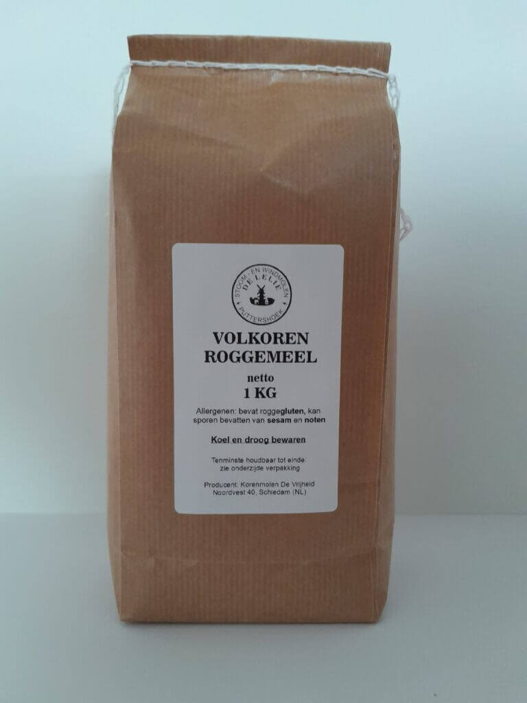 1KG Volkoren roggemeel