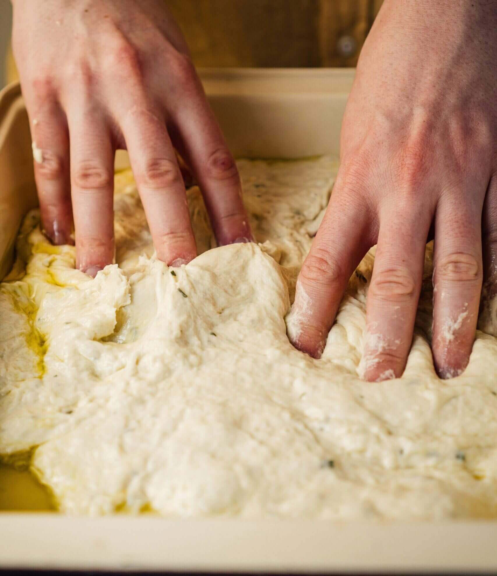 Zuurdesem focaccia
