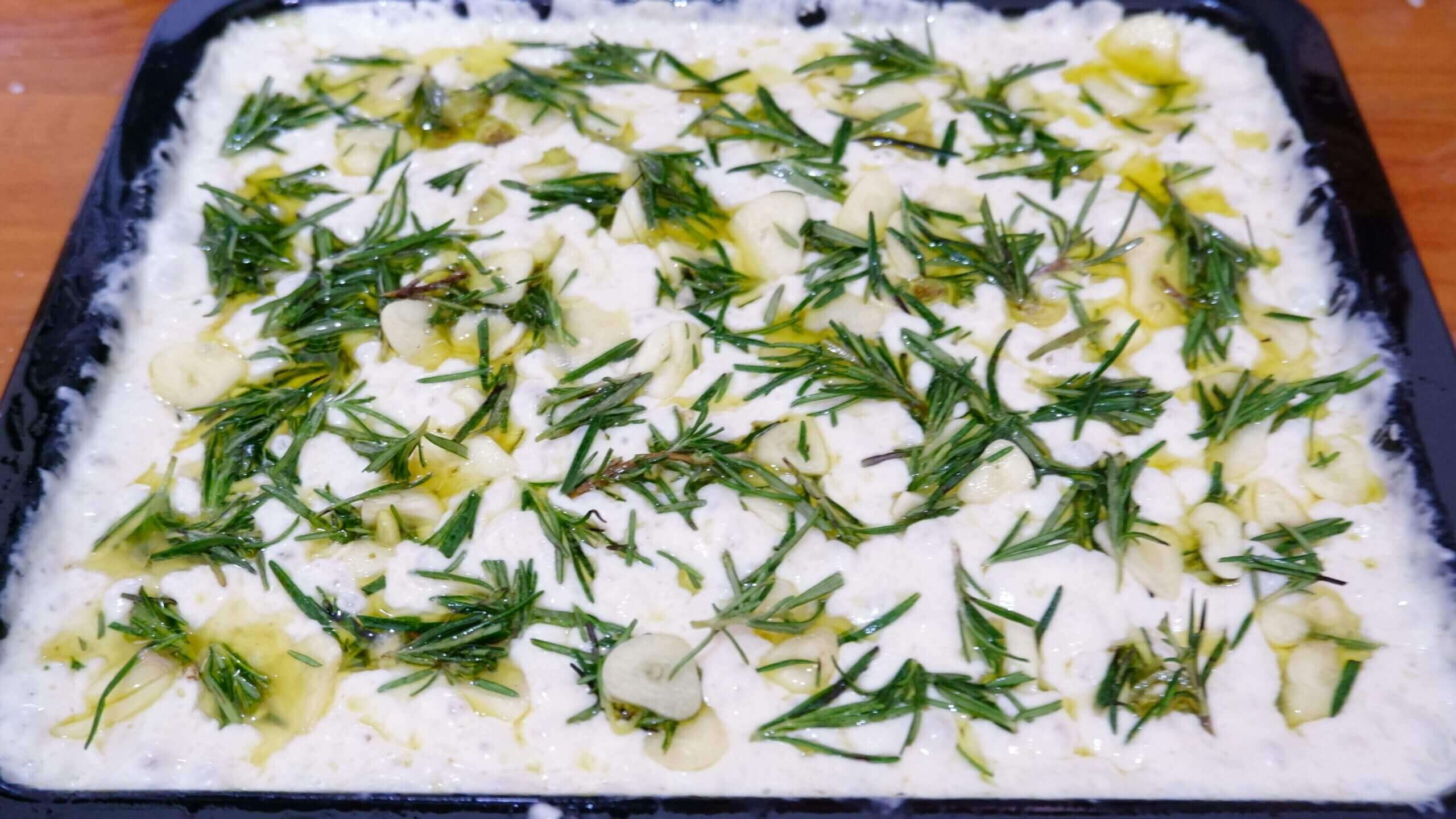 Zuurdesem focaccia