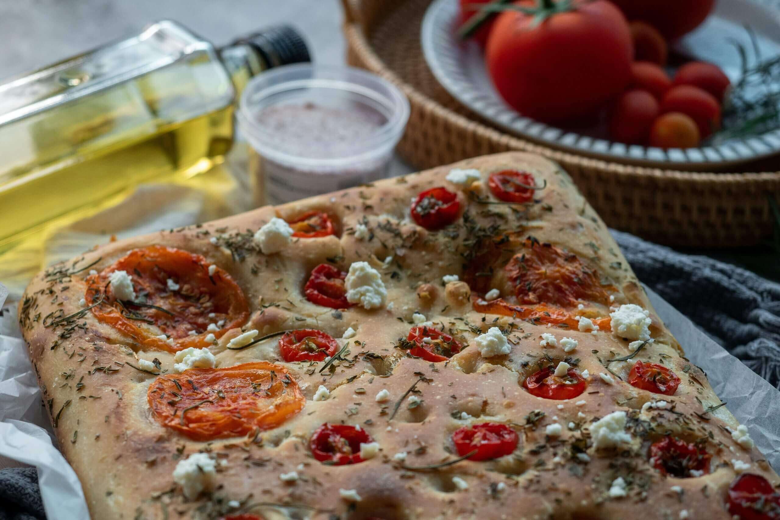 Zuurdesem focaccia