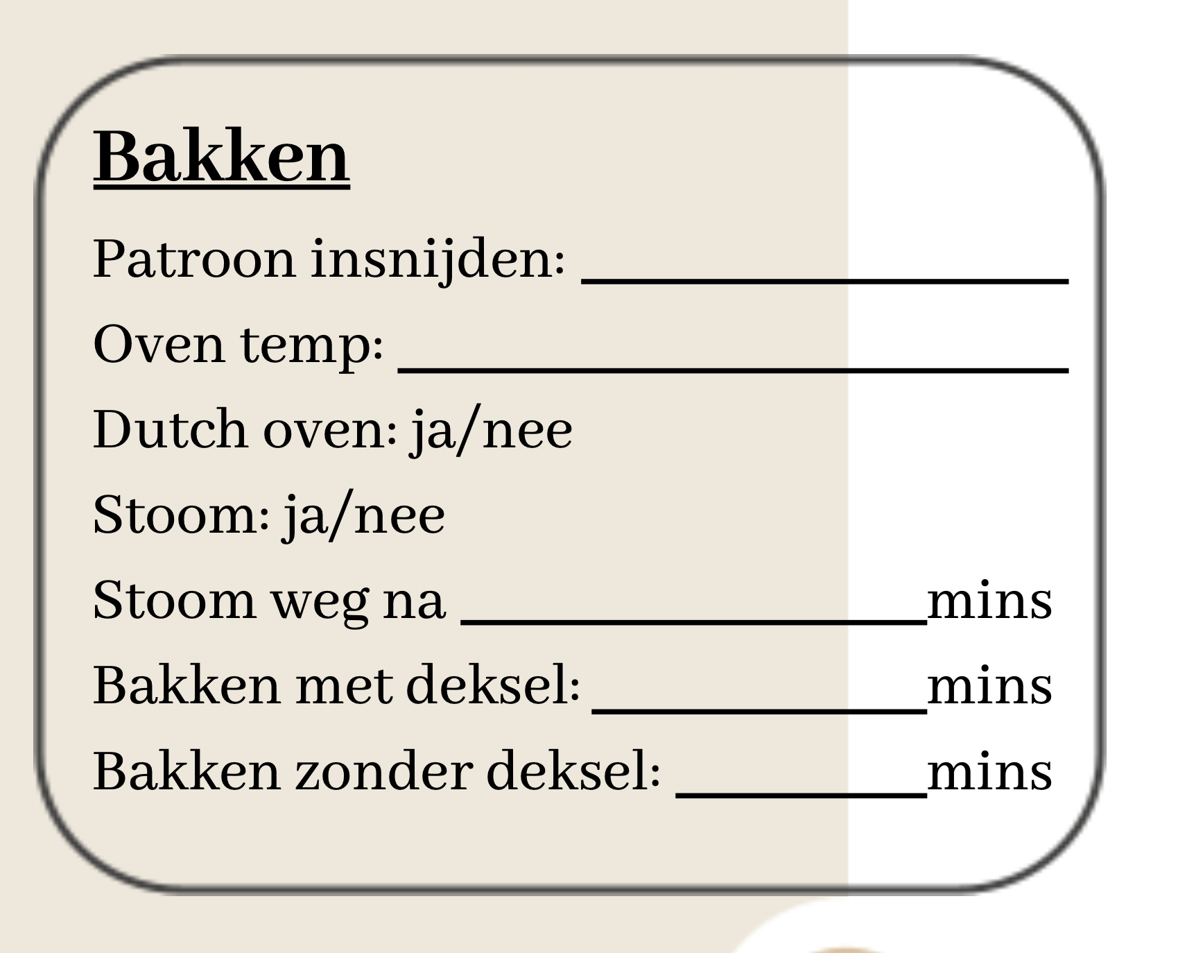 Zuurdesem dagboek | logboek | planner - Afbeelding 4