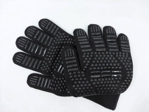 Ovenhandschoenen extra lang 2 stuks, BBQ handschoenen hitte bestendig tot 800°C