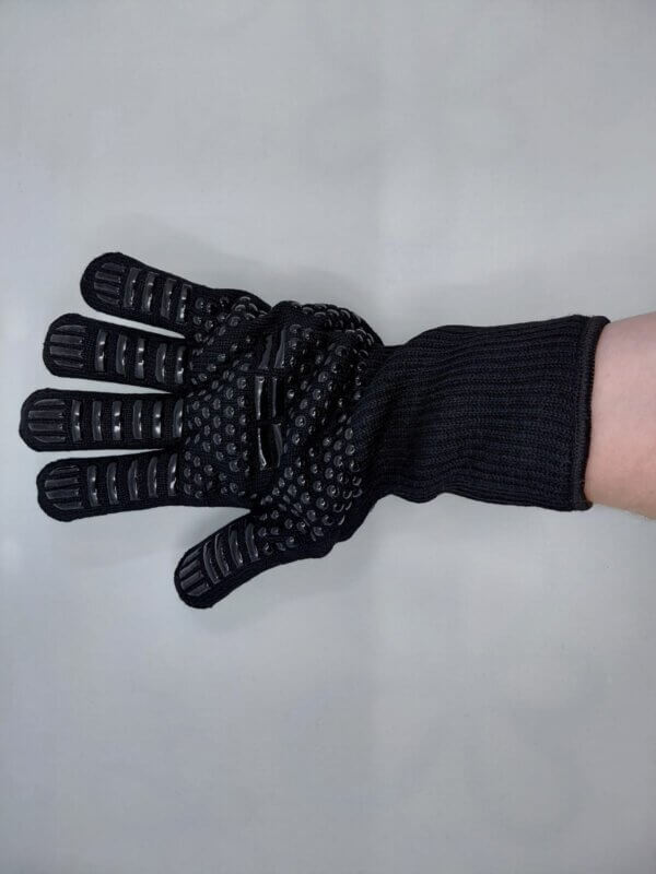 Ovenhandschoenen extra lang 2 stuks, BBQ handschoenen hitte bestendig tot 800°C - Afbeelding 4
